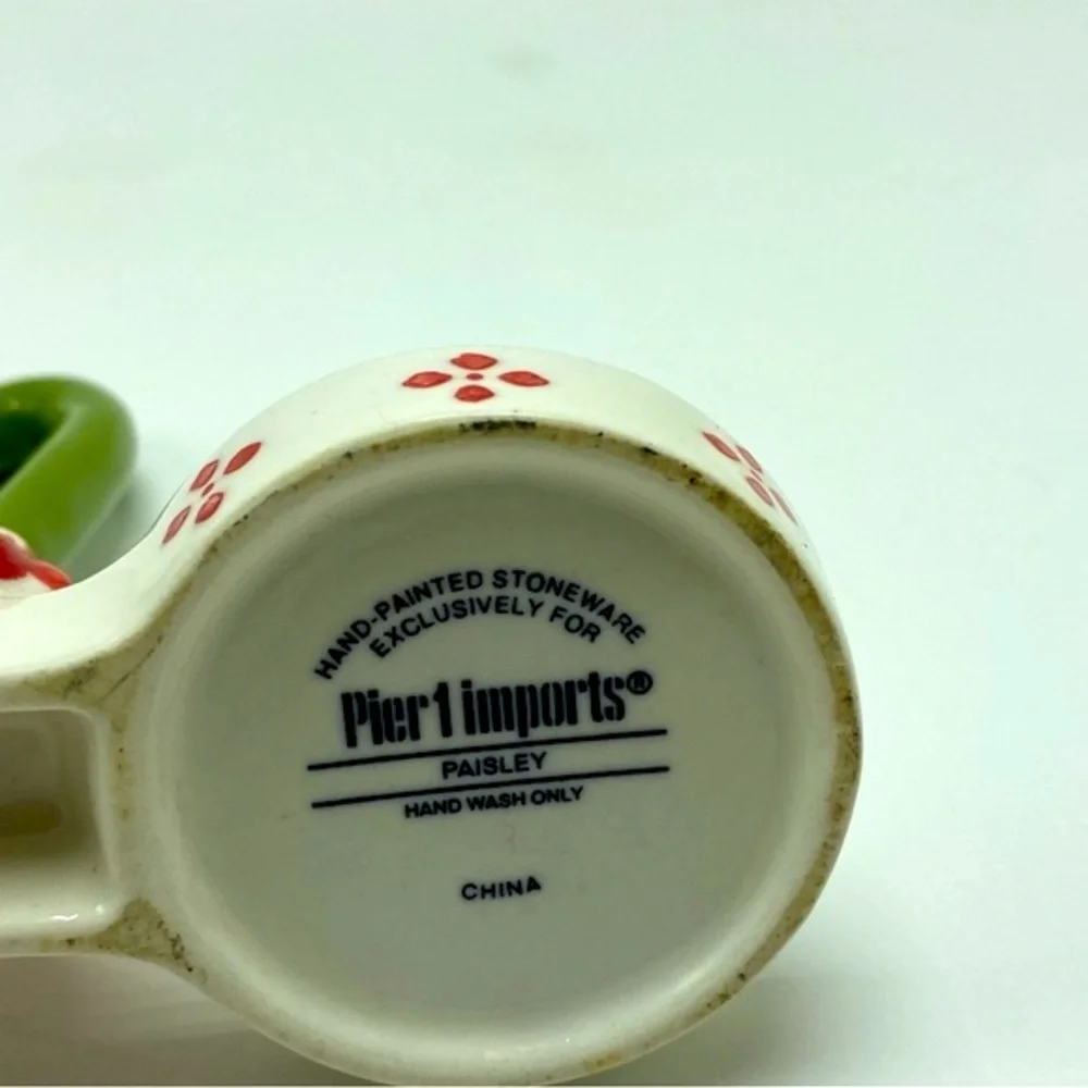 Pier One Salt & Pepper Shakers With Flower Caddy